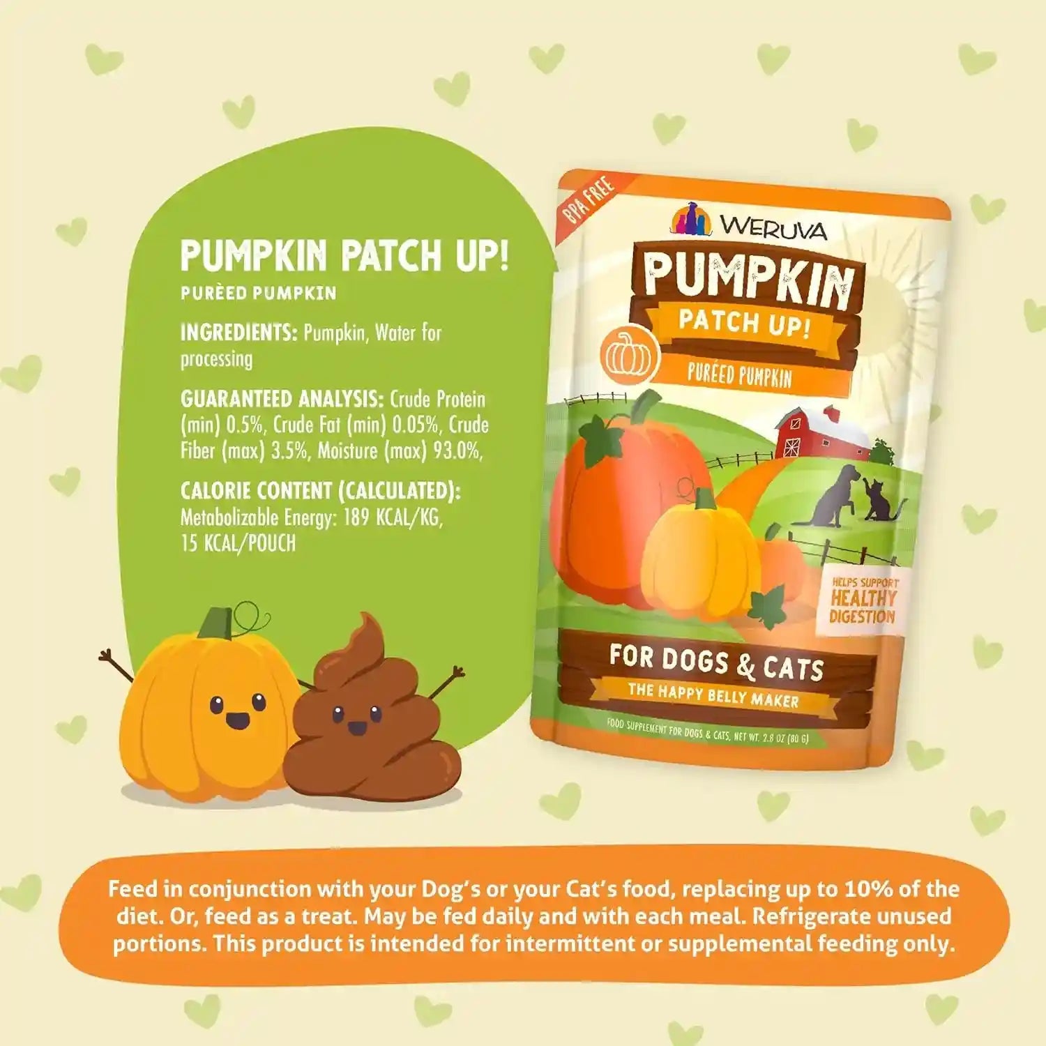 weruva-pumpkin-patch-up-pumpkin-puree-pet-food-supplement-for-dogs-cats-2-80oz-pouch-pack-of-12