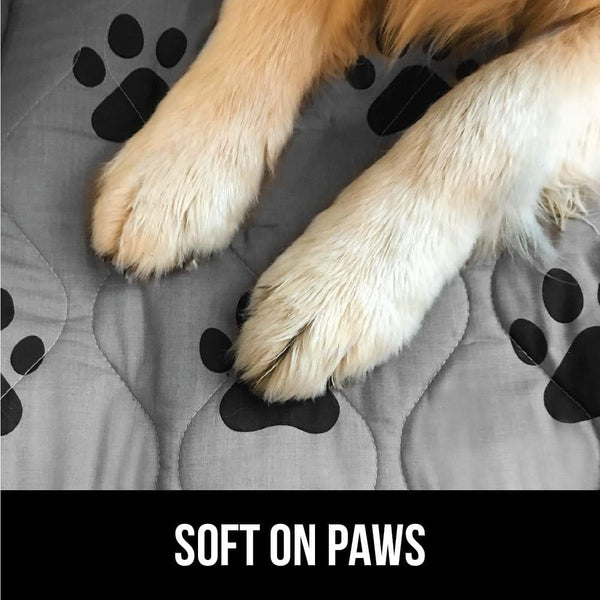 GORILLA GRIP Washable Puppy Pads, 46X28, Slip Resistant Dog Crate Mat, Waterproof Cloth Pee Pad for Training Puppies in Playpen, Reusable Pet Incontinence Blanket, Protects Sofa, Furniture, Floors8