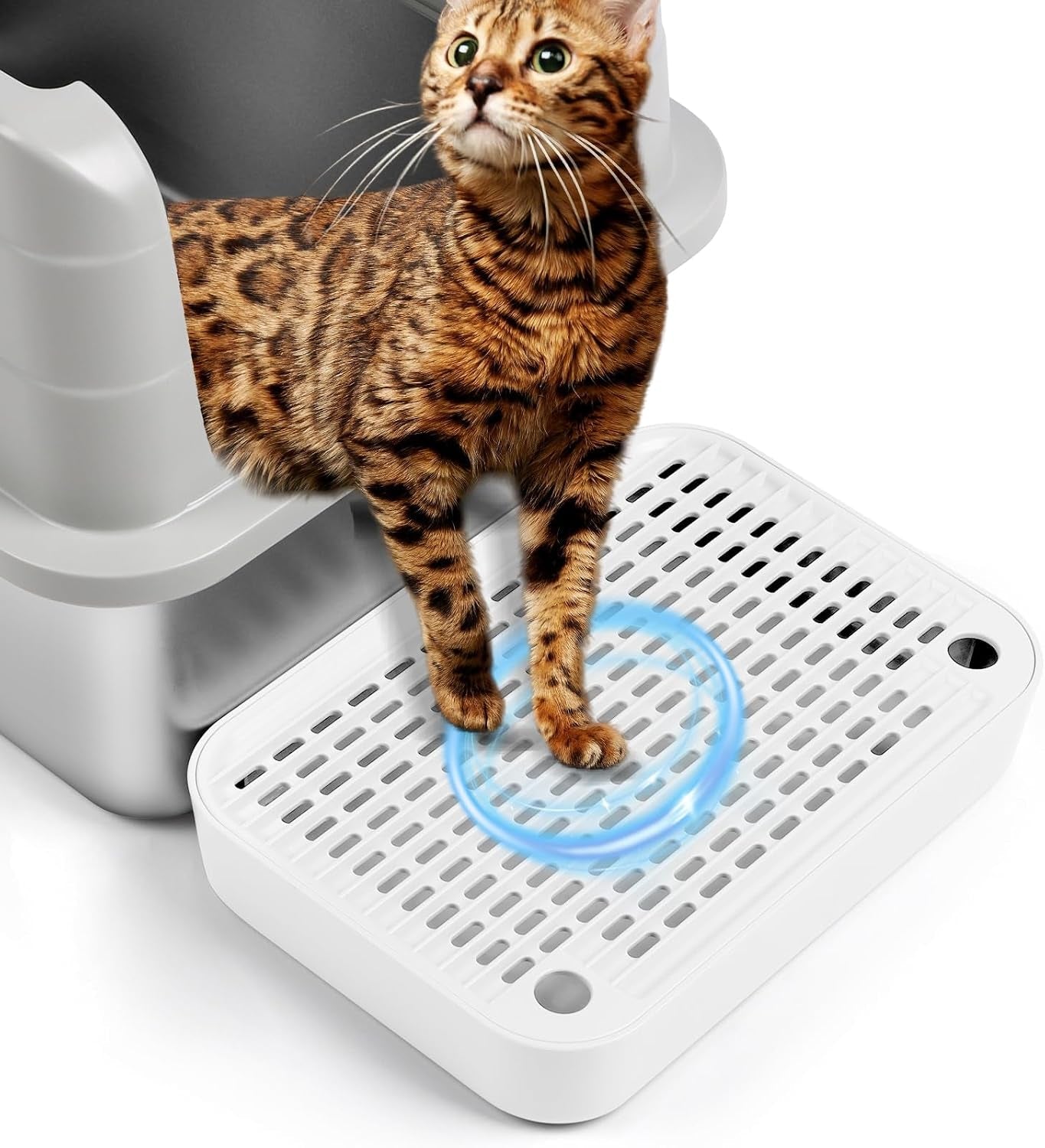 cat-litter-box-ramp-litter-box-step-mat-with-filter-function-cat-stair-for-litter-box-easy-to-clean-11-8x-8-2x-2-cats-pedal-step-stool-ideal-for-kitten-elderly-cats-light-grey
