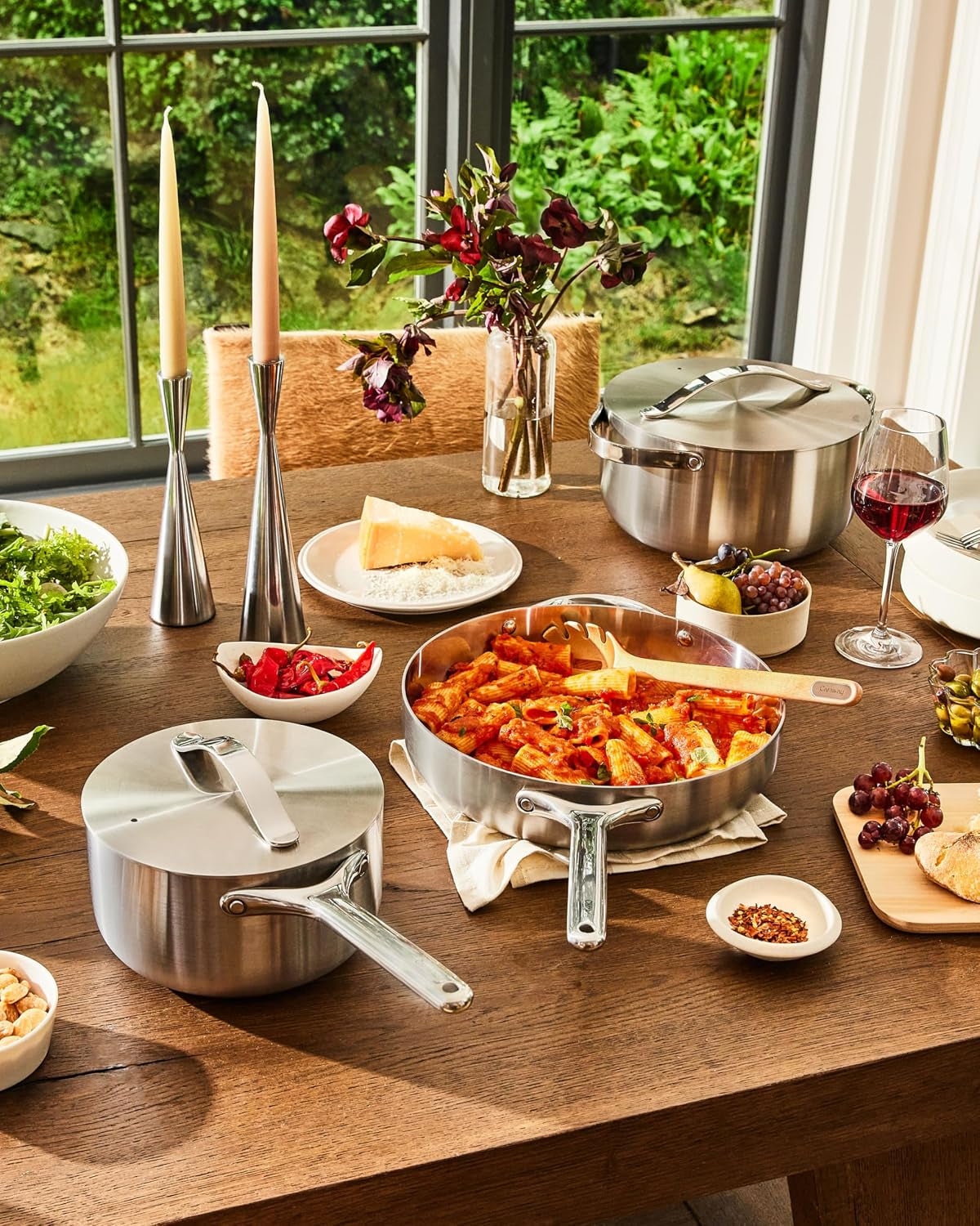 caraway-12-piece-stainless-steel-cookware-set-5-ply-stainless-steel-pots-and-pans-set-fry-sauce-saute-pan-dutch-oven-and-space-saving-storage-non-toxic