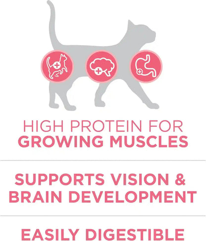Purina ONE High Protein, Natural Dry Kitten Food, +Plus Healthy Kitten Formula - 7 Lb. Bag4