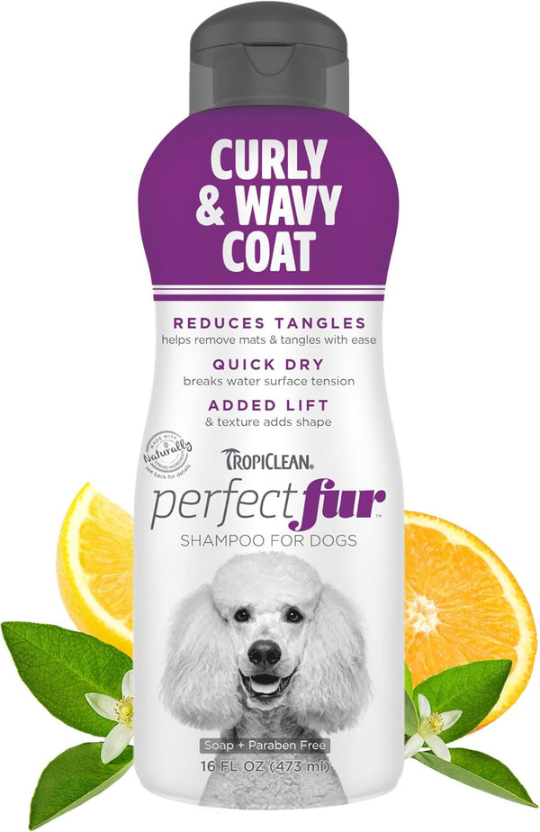 Tropiclean Perfect Fur Deshedding Dog Shampoo for Thick Double Coats, 16Oz | for Breeds with Thick Double Coats | Natural Moisturizing Formula | Puppy Safe9