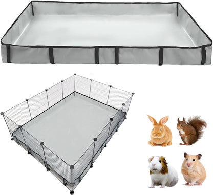 DZWLKJ Guinea Pig Cage Liner Tarp Bottom Waterproof and Washable.Available in 22 Sizes. Base Also for Rabbits, Bunny, Chinchesillas, Hedgehog, Ferrets and Other Small Animals(24X48 Inches)19