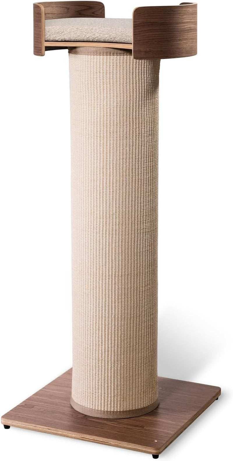 one-fast-cat-giant-scratching-tower-w-perch-44-5-height-with-replaceable-sisal-and-removable-bed-ash
