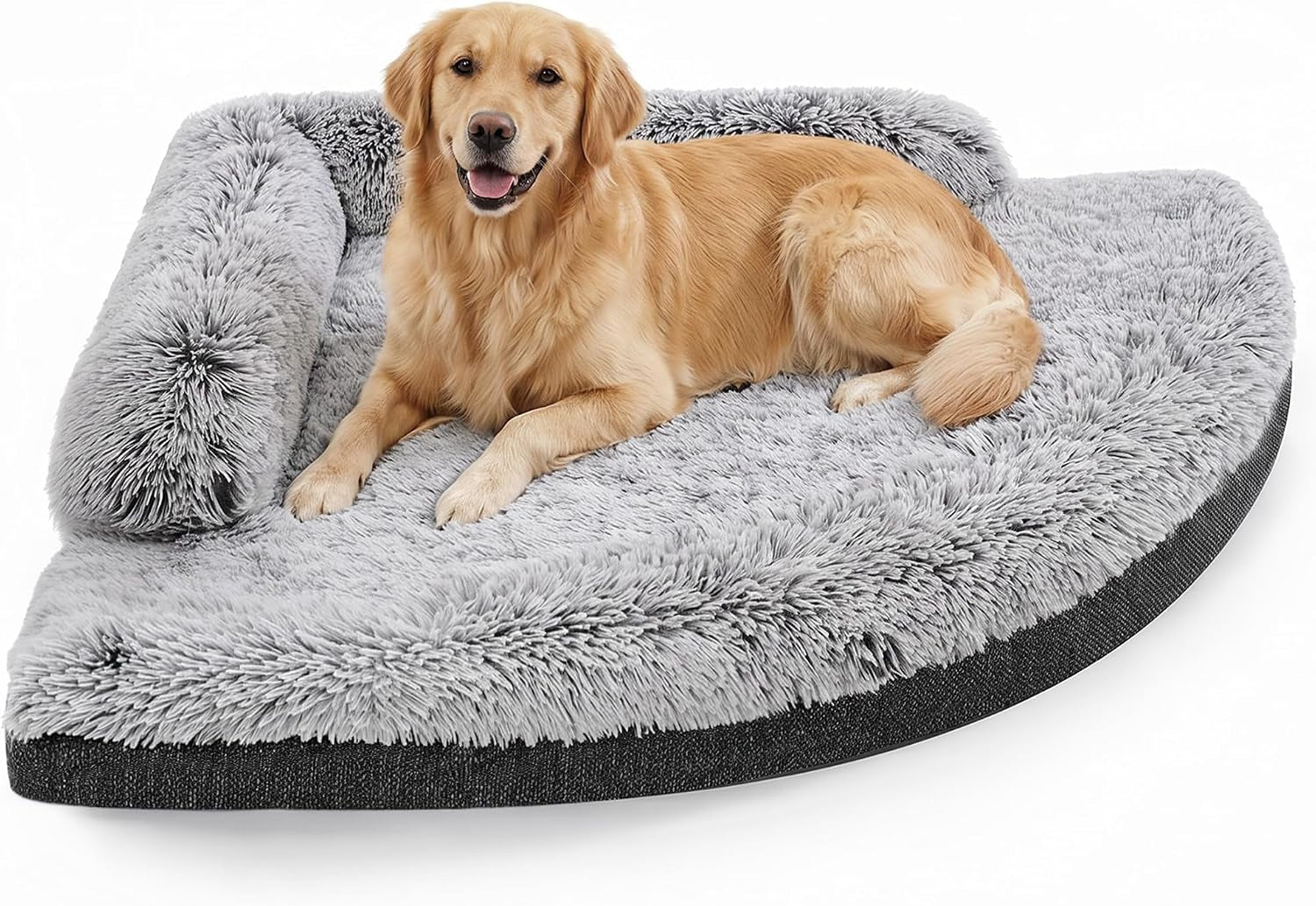 corner-dog-bed-large-39-calming-fluffy-orthopedic-pet-beds-grey-space-saving-plush-corner-nest-egg-crate-foam-washable-cover-waterproof-liner-non-slip-bottom-and-bolsters-for-large-dogs
