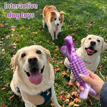 Dog Toys for Aggressive Chewers, Tough Stick Chew Bone | Durable Rubber & Nylon Dog Bones, Indestructible Dog Doys for Medium,Large Dogs,Beef Flavor7