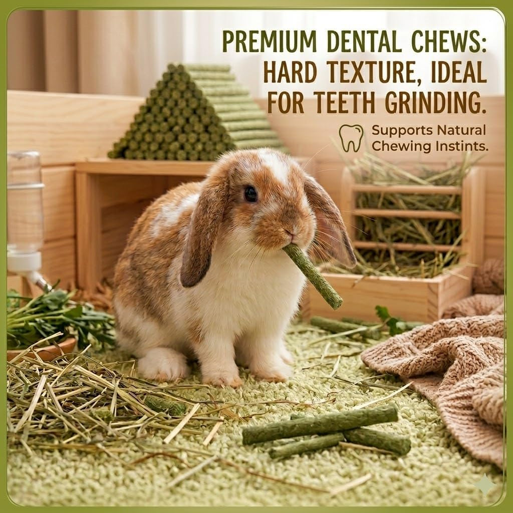 500g-92-pcs-natural-timothy-alfalfa-hay-sticks-dental-chew-treats-for-rabbits-guinea-pigs-hamsters-chinchillas-healthy-teeth-grinding-snacks