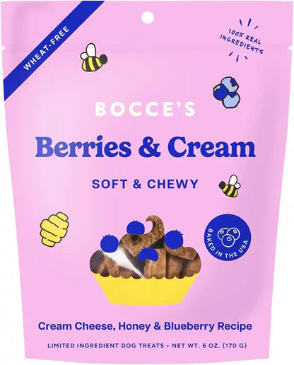 Bocce'S Bakery Berry Yogurt Smoothie Flavor Soft & Chewy Dog Treats, 6 Oz11
