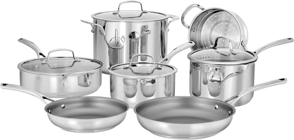 Forever Stainless Collection 11-Pc. Cookware Set1