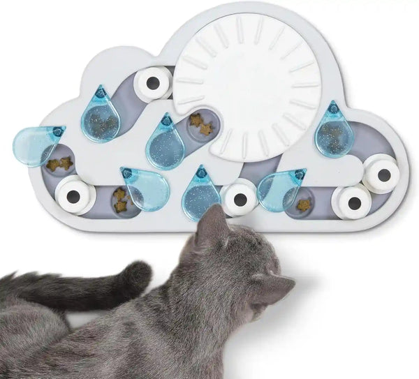 Catstages Nina Ottosson Buggin’ Out Puzzle & Play Cat Puzzle Feeder – Interactive Treat Game for Indoor Cats, Level 2 Slow Feeder Enrichment Toy, 13.9" X 11.5"9