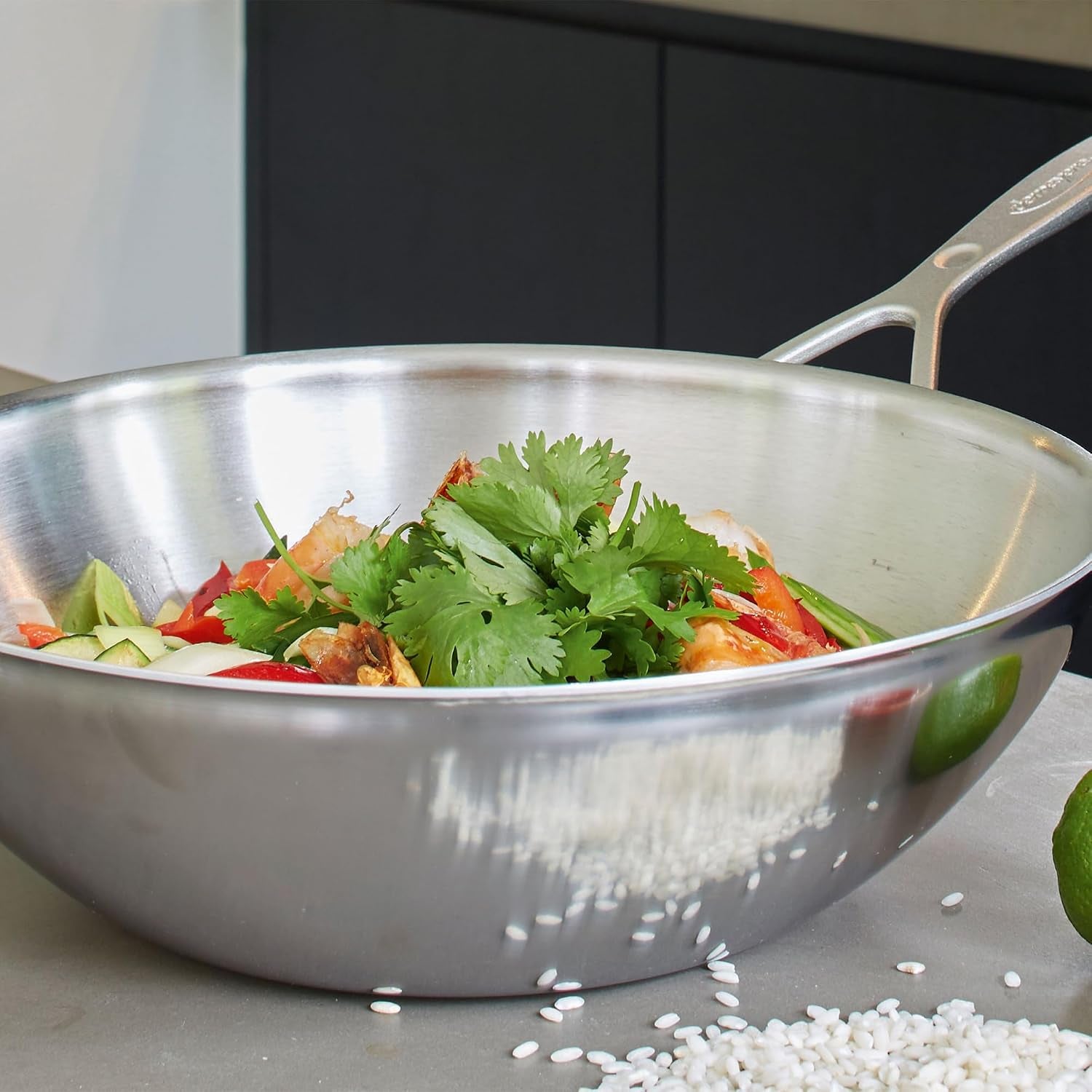 industry-5-ply-5-qt-stainless-steel-flat-bottom-wok
