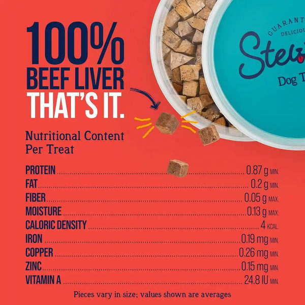 Stewart Freeze Dried Dog Treats, 100% Beef Liver, 21 Oz Tub | Premium Quality Raw Protein, Single Ingredient, High Protein Training Treats & Food Topper, No Refrigeration, Cat Friendly7