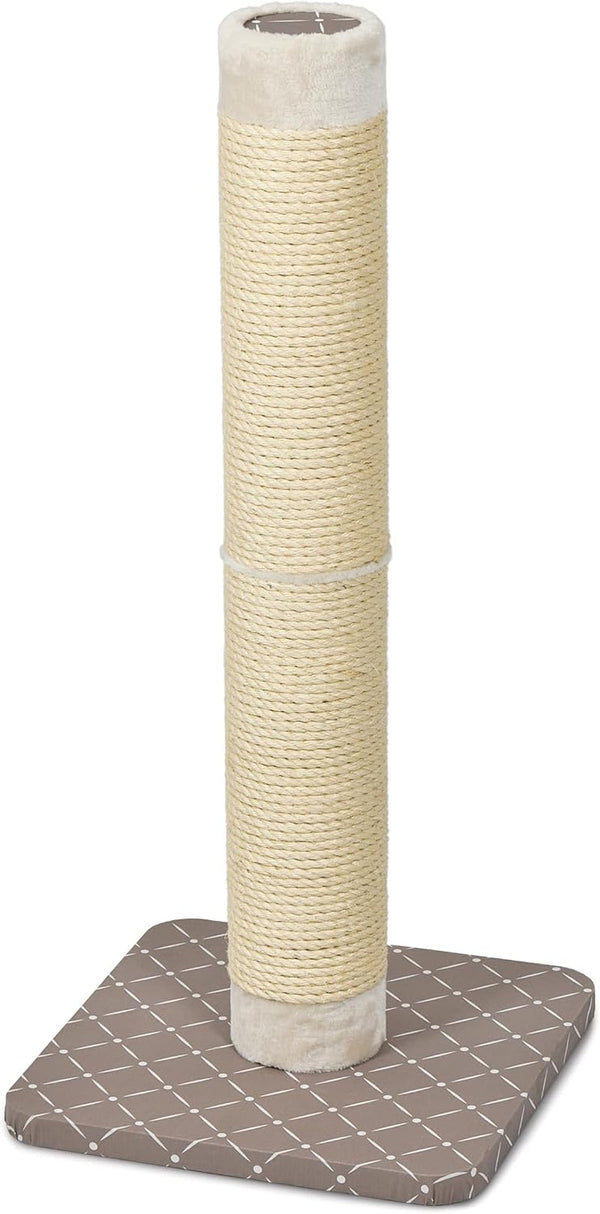 Midwest Homes for Pets Feline Nuvo Grand Forte Scratching Post, 41 Inches Tall, Heavy-Duty Sisal Post with Wide Base, Thick Brown Faux Fur, for Large and Multi-Cat Households6