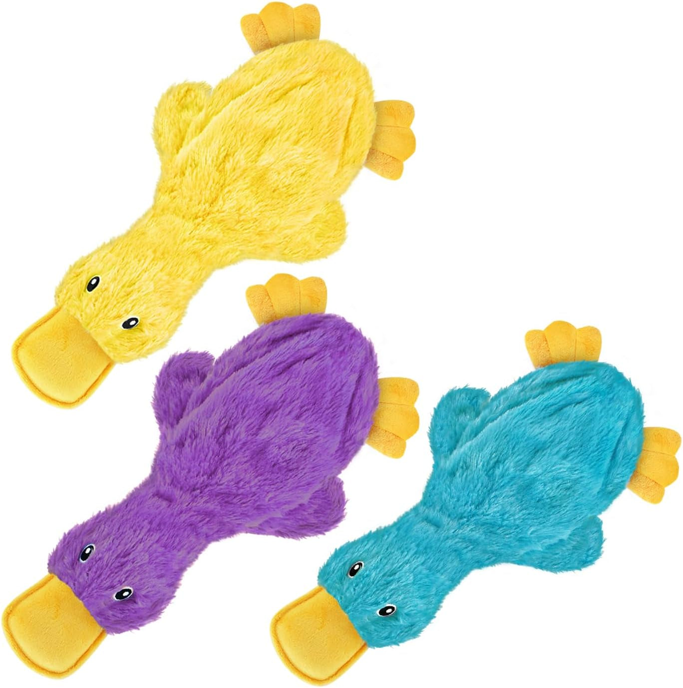 best-pet-supplies-interactive-squeaky-dog-chew-toy-ideal-dog-toys-for-chewers-small-medium-large-dogs-and-fetch-lovers-crinkle-duck-yellow-large