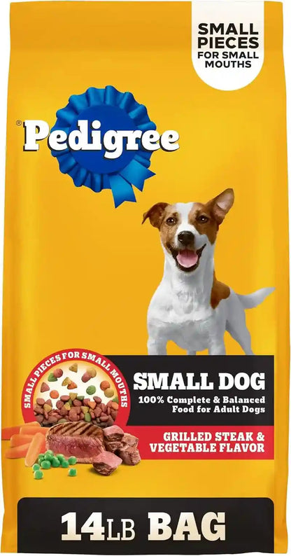 Pedigree Small Dogs Dry Dog Food, Roasted Chicken and Vegetable, 14 Lb | 36 Vitamins, Minerals & Amino Acids, Omega-6 & Zinc for Skin and Coat, Natural Fibers for Digestion, Supports Immune Health12