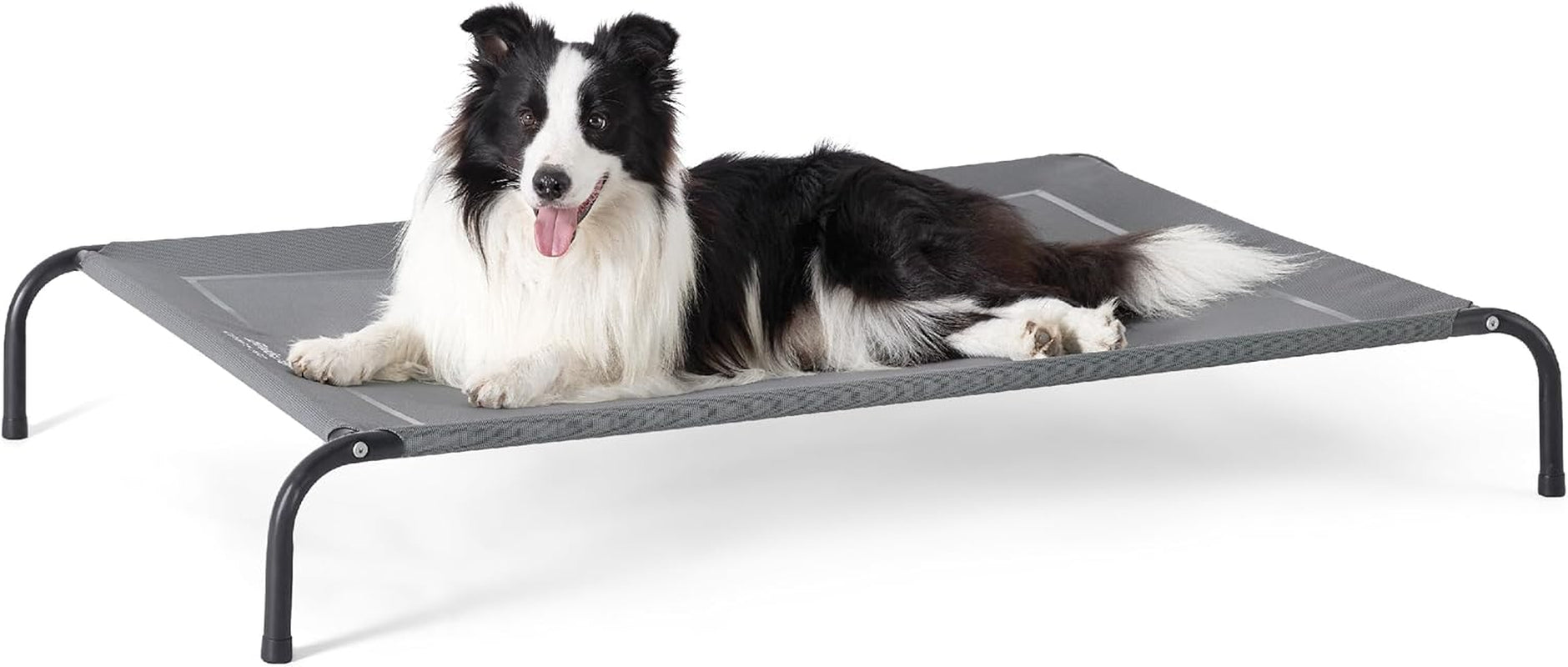 bedsure-outdoor-elevated-cooling-dog-bed-large-sized-dog-49in-grey-portable-raised-camping-pet-cot-hammock-breathable-teslin-mesh-weather-resistant-for-large-pets-up-to-85-lbs-easy-to-assemble