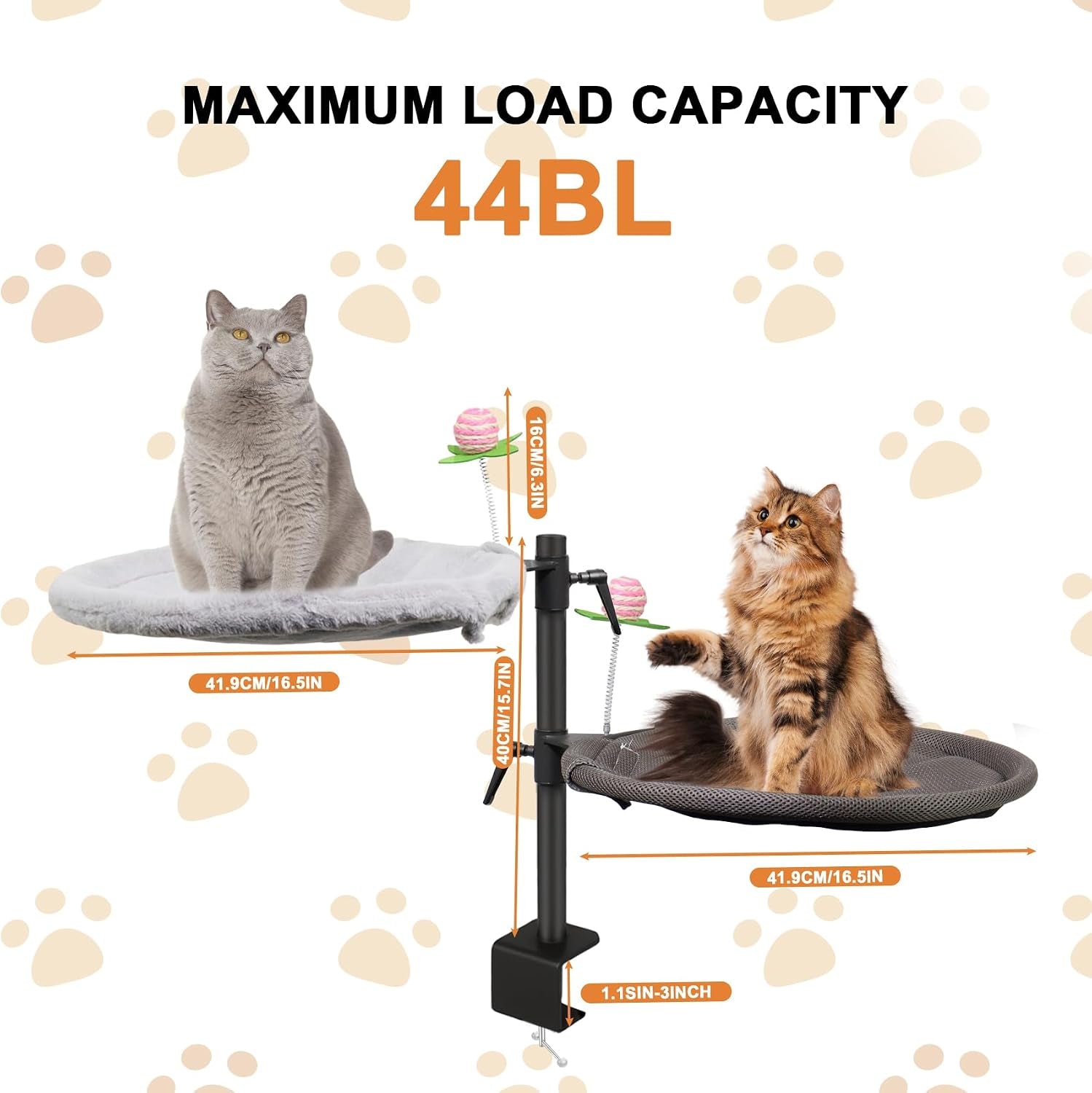 double-cat-desk-bed-360-rotating-adjustable-desk-mount-with-soft-faux-fur-breathable-mesh-accessories-ergonomic-cat-perch-for-remote-workers-gamers-and-office-staff-supports-up-to-44-lbs
