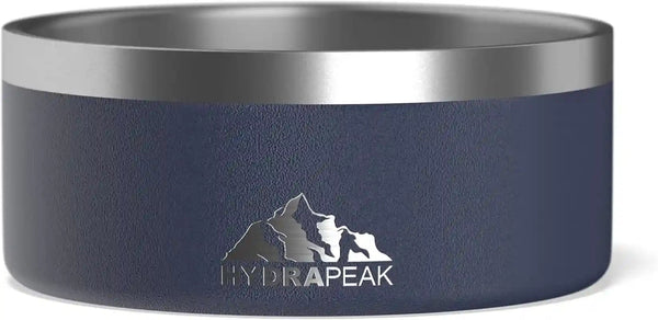 Hydrapeak Dog Bowl; Non Slip Stainless Steel; Water and Food Dish; Large Sized and Small Dogs; 32Oz 64Oz; Multiple Sizes; 4 Cup | White11