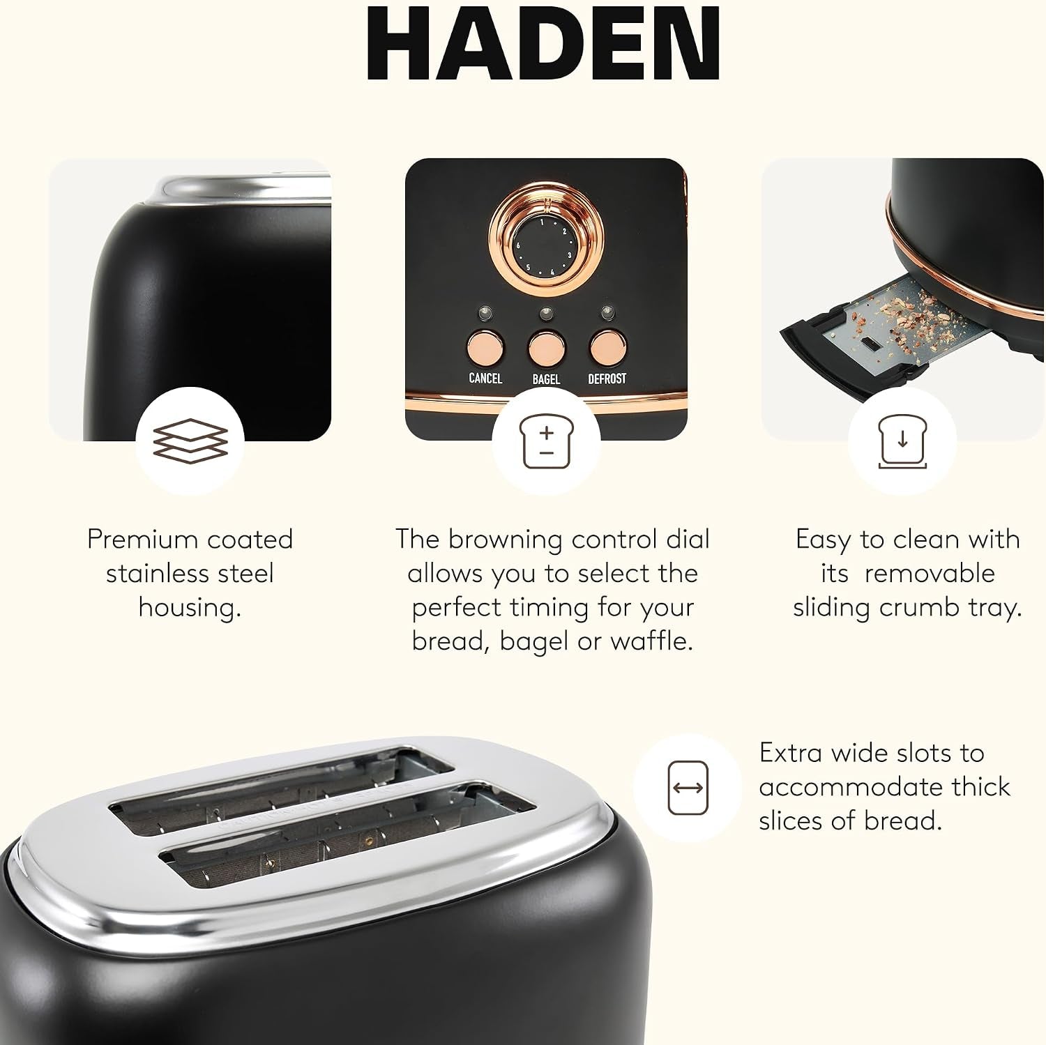 haden-heritage-2-slice-wide-slot-stainless-steel-toaster-with-adjustable-browning-control-non-slip-feet-black-copper