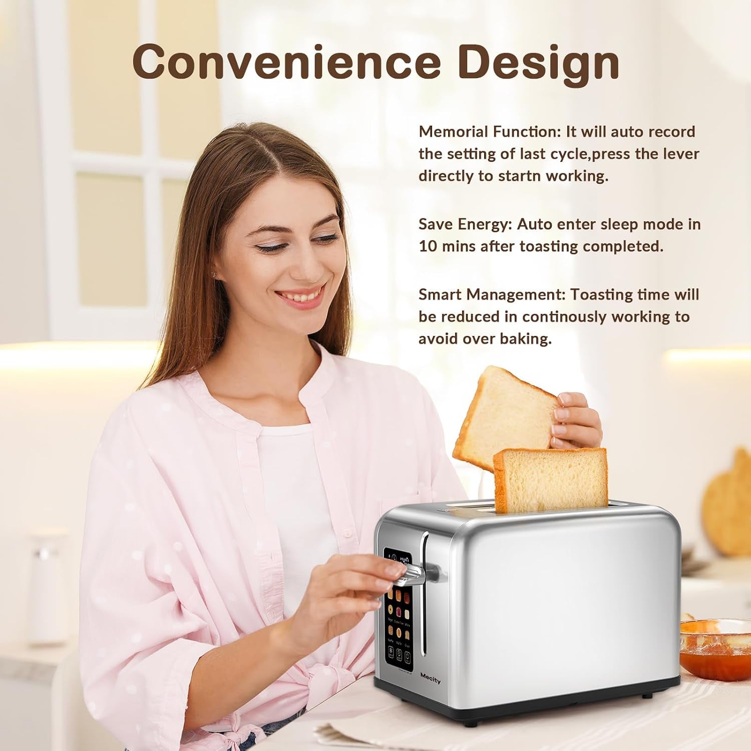 2-slice-toaster-touch-screen-1-5-wide-slot-stainless-steel-smart-bread-toaster-for-bagel-muffin-waffle-gluten-free-breads-timer-defrost-reheat-120v-825w