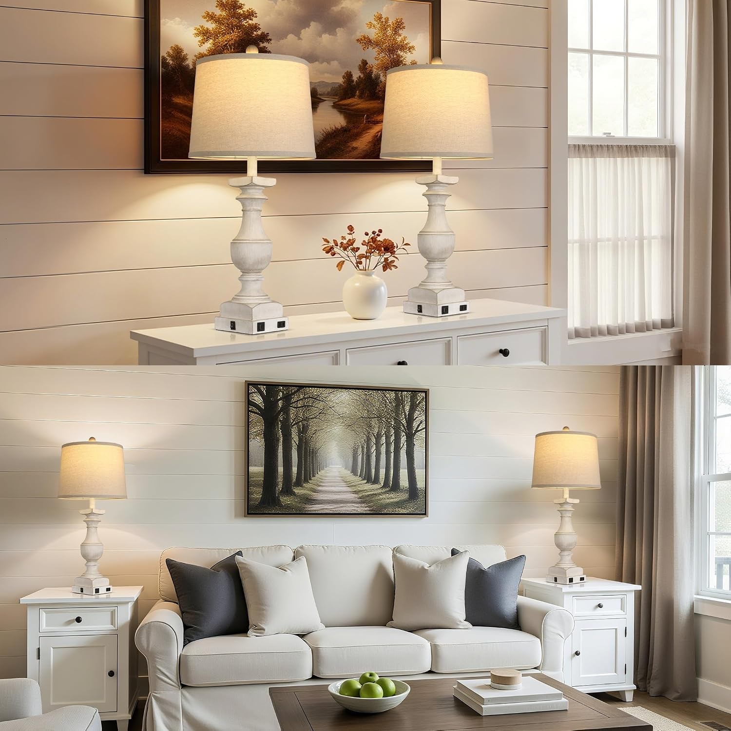 28-washed-white-resin-table-lamp-set-of-2-beside-lamp-with-usb-port-rocker-switch-2-bulbs-included-6w-2700k-warm-light-farmhouse-bedside-lamp-for-nightstand-desk-livingroom-bedroom-decor