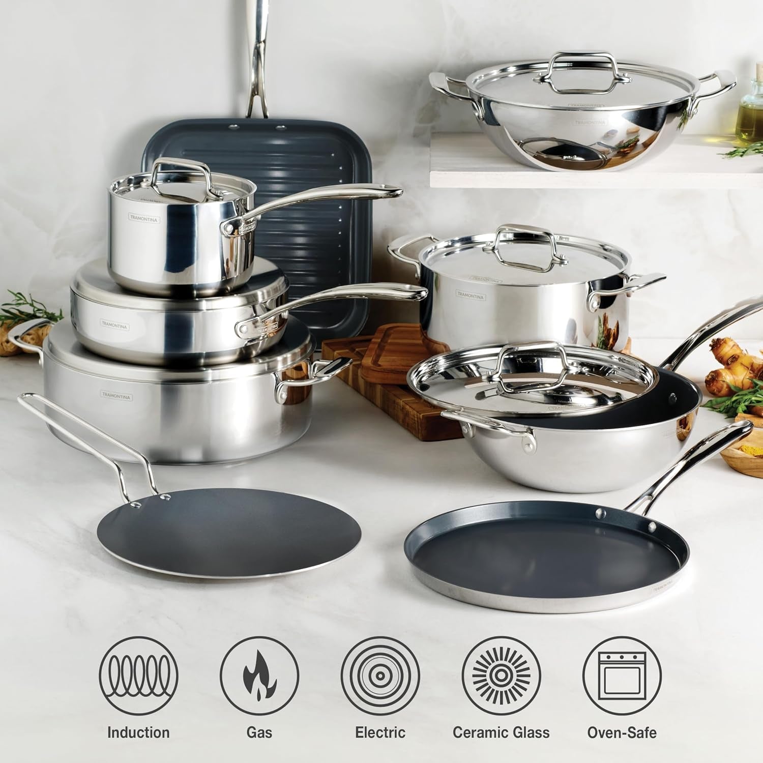 utsava-tri-ply-clad-stainless-steel-3-75-quart-wok-with-lid-ceramic-non-stick-interior-induction-ready-cooking-pan