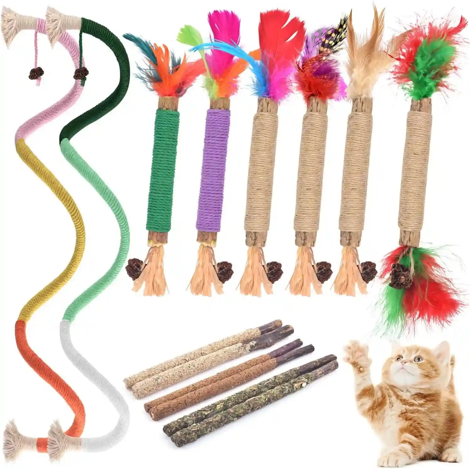 tindtop-silvervine-chew-sticks-for-cats-12-pack-natural-catnip-chew-toys-for-kittens-teeth-cleaning-matatabi-dental-care-increase-appetite-calm-cat-anxiety-and-stress-cat-dental-toy