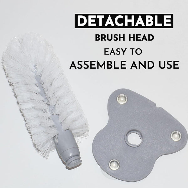 Turtle Brush with Suction Cup for Tank, Three High Suction Power Suction Cup Turtle Shell Cleaning Brush, White6