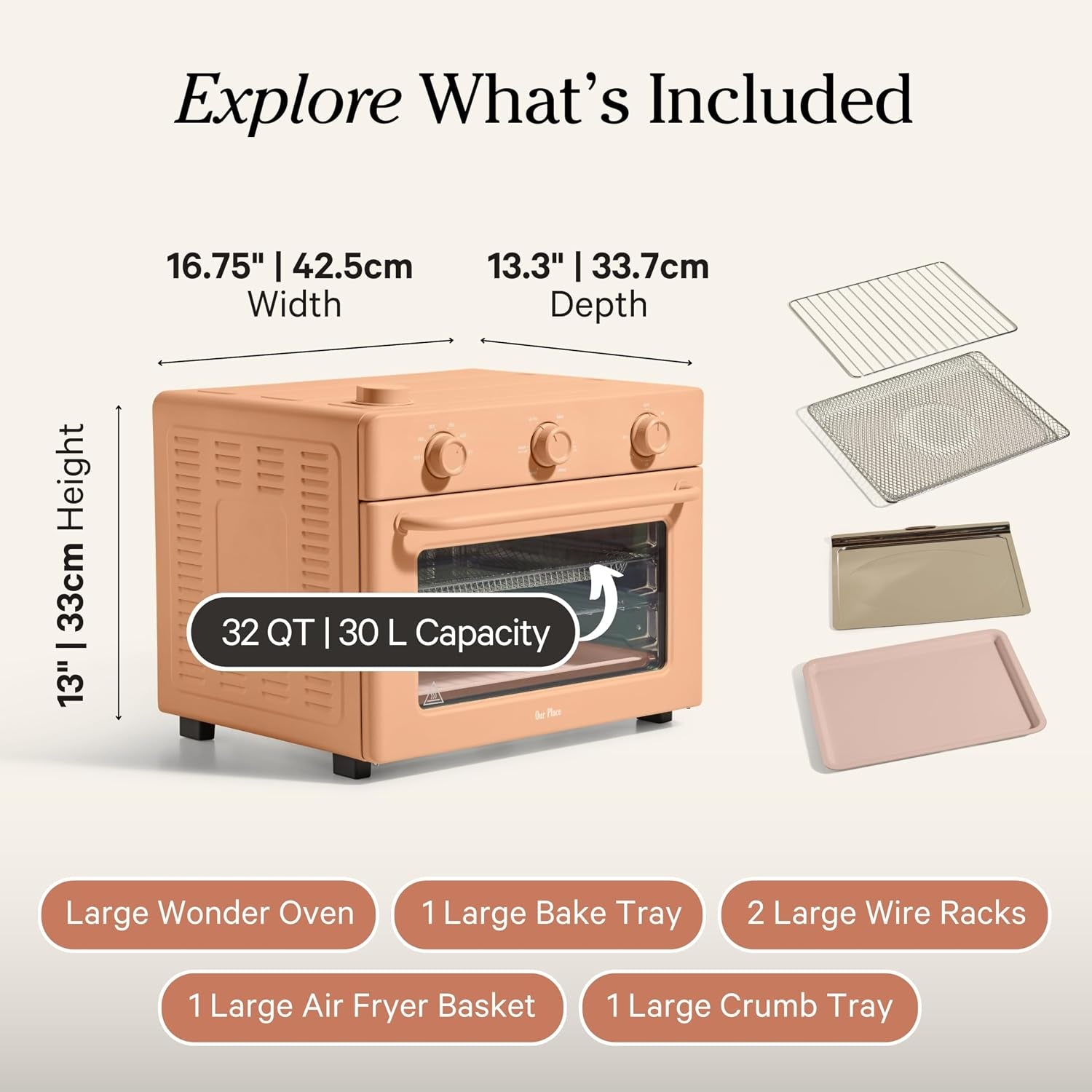 our-place-large-wonder-oven-6-in-1-air-fryer-toaster-oven-3-rack-32-qt-non-toxic-air-fryer-toaster-oven-combo-basket-wire-rack-bake-pan-crumb-tray-toast-roast-bake-broil-reheat-steam