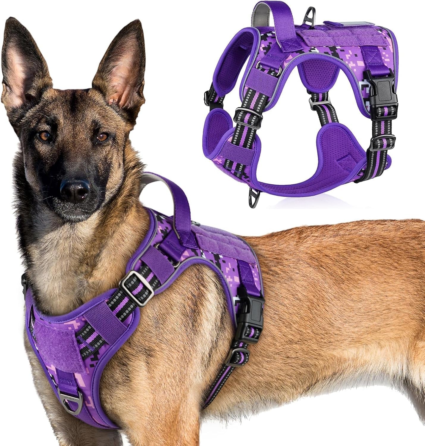 rabbitgoo-tactical-dog-harness-for-large-no-pull-military-service-vest-molle-handle-heavy-duty-adjustable-reflective-straps-easy-control-for-training-walking-black-large