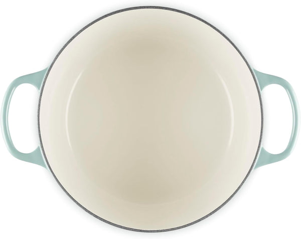 Le Creuset Enameled Cast Iron Signature Deep round Oven, 6.5 Qt., Sea Salt3