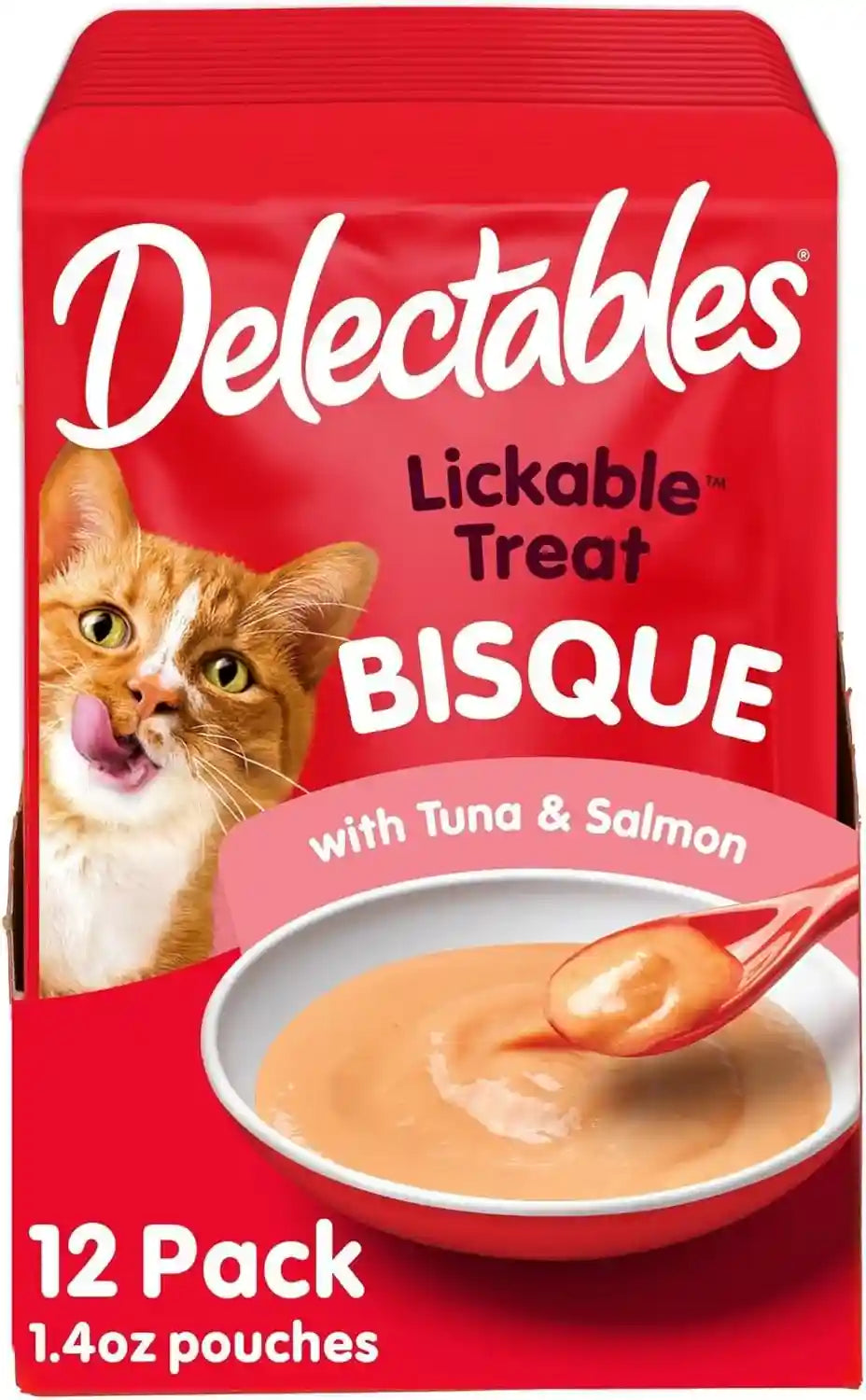 delectables-lickable-treat-bisque-wet-cat-treat-with-real-tuna-salmon-food-topper-hydrating-grain-free-no-fillers-no-by-products-no-added-preservatives-1-4oz-pouch-12ct
