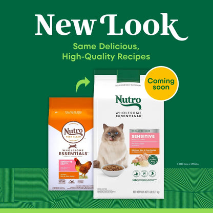 Nutro Wholesome Essentials Sensitive Stomach Dry Cat Food, Chicken, 5 Lb | Real Chicken #1 Ingredient, Easily Digestible, Omega-6 for Skin & Coat, No Corn, Wheat, Soy, No Artificial Additives3