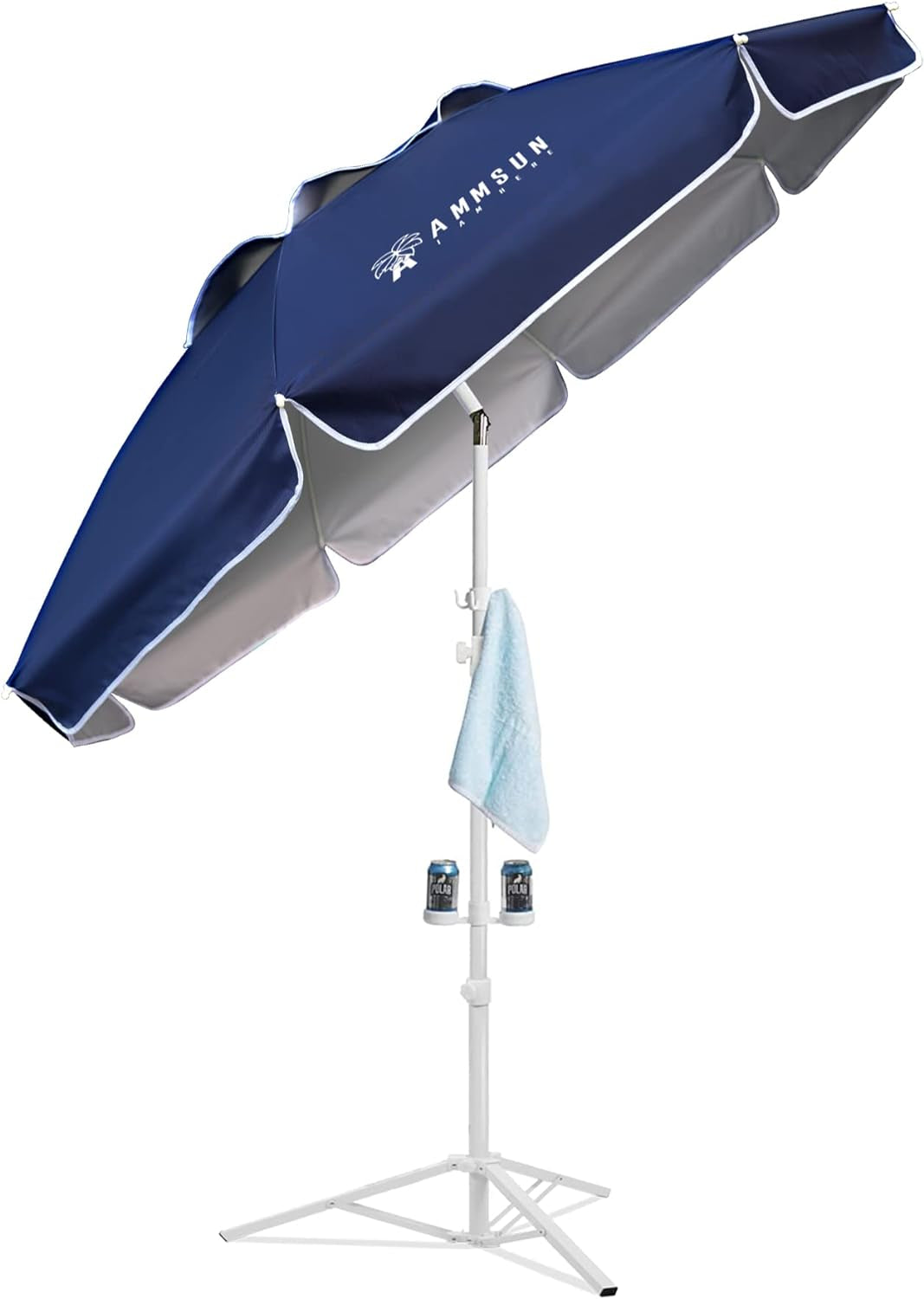 shade-umbrella-premium-portable-umbrella-with-stand-6-5ft-lightweight-free-standing-canopy-for-sporting-games-adjustable-instant-sun-protection-and-easy-to-carry-navy-blue