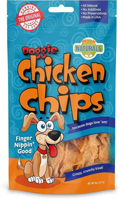 Chip'S Naturals Doggie Chicken Chips Large 15 Oz All Natural High Protein Low Calorie Healthy Dog Treats, Grain Free Gluten Free USDA Inspected & Approved Chicken Treat for Dogs, Pet Supplies8
