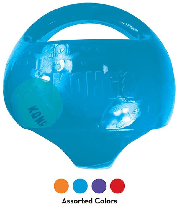 KONG Jumbler Ball - Interactive Toy for Dog & Puppy Playtime - Fetch Toy with Tennis Ball - Dog Supplies for Engaging Play - for Medium/Large Dogs - Assorted Colors4