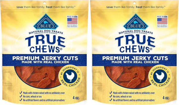 Blue Buffalo True Chews Premium Jerky Cuts Dog Treats with Natural Ingredients Chicken18