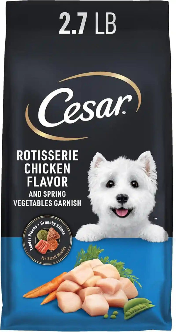 Cesar Small Breed Dry Dog Food, Filet Mignon & Spring Vegetables, 12 Lb | Made in USA, Real Beef #1 Ingredient, 26 Essential Nutrients, Supports Small Breed Health, No Artificial Flavors20