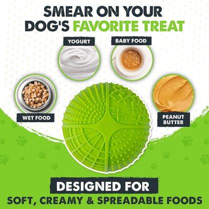 Mighty Paw Interactive Dog Lick Bowl, Bpa-Free Silicone, Anxiety Relief, Dishwasher Safe, 2 Modes, 4 Textures, Dental Health4