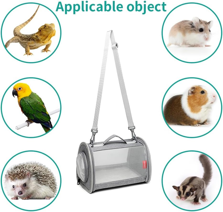 guinea-pig-carrier-travel-small-animal-carrier-bag-lizard-bird-rabbit-carrier-cage-squirrel-breathable-bag-portable-travel-hamster-small-pet-hangbag-small-gray