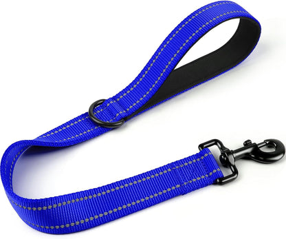 Joytale Short Dog Leash for Close Control & Training, 18", Black | Padded Comfort Handle, Reinforced Nylon Webbing, Secure Metal Clip, for Busy Streets & Heel Training7
