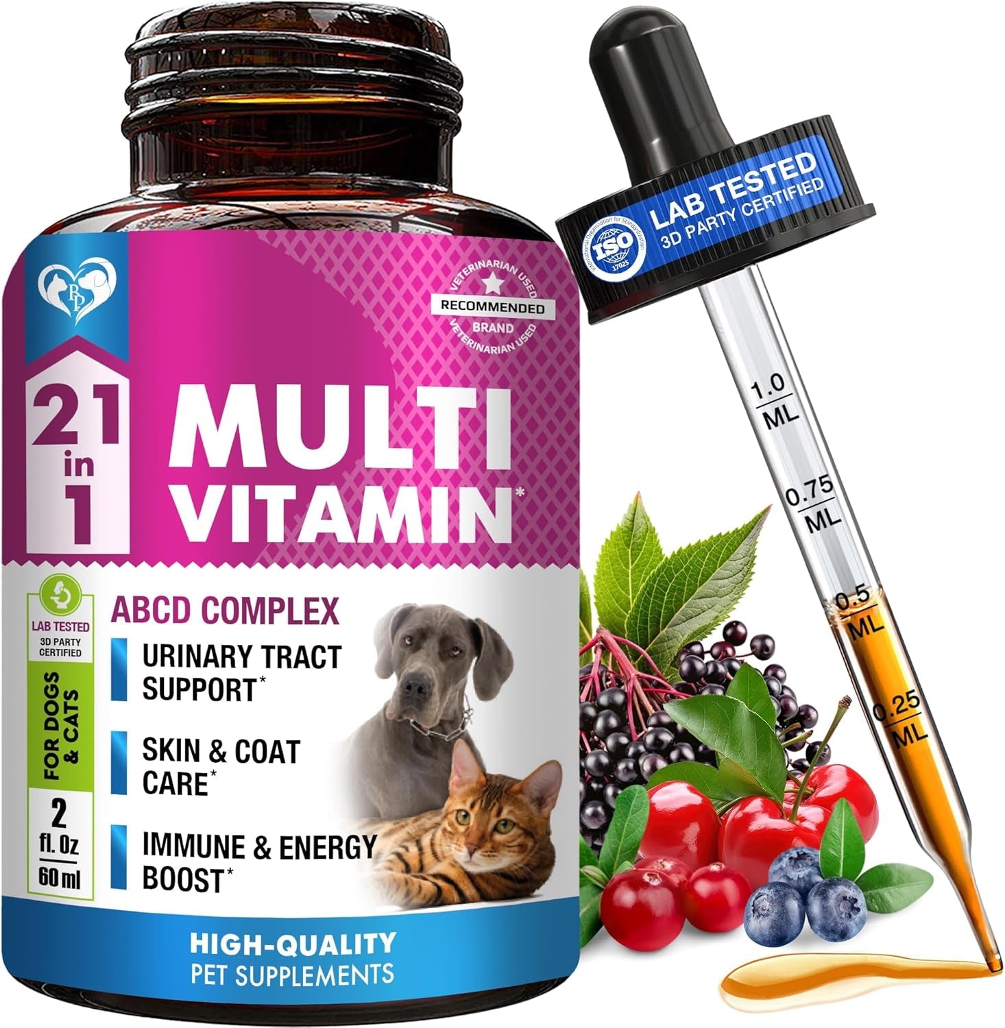 cat-dog-multivitamin-liquid-with-glucosamine-cranberry-21-in-1-health-supplements-for-urinary-tract-kidney-bladder-hip-joint-skin-coat-natural-uti-medicine-60-ml