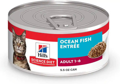 Hill'S Science Diet Adult 1-6 Wet Cat Food Variety Pack | #1 Veterinarian Recommended, Savory Entrée Turkey & Liver, Chicken, and Turkey, 5.5 Oz. Cans, 12-Pack21