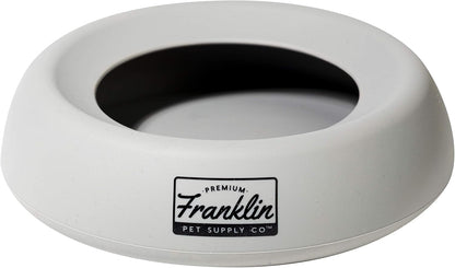 Franklin Pet Supply Co. Spill Proof Pet Bowl - No Splash Travel Water + Food Dish for Dogs + Cats - Portable - 16 Oz. - BPA Free1