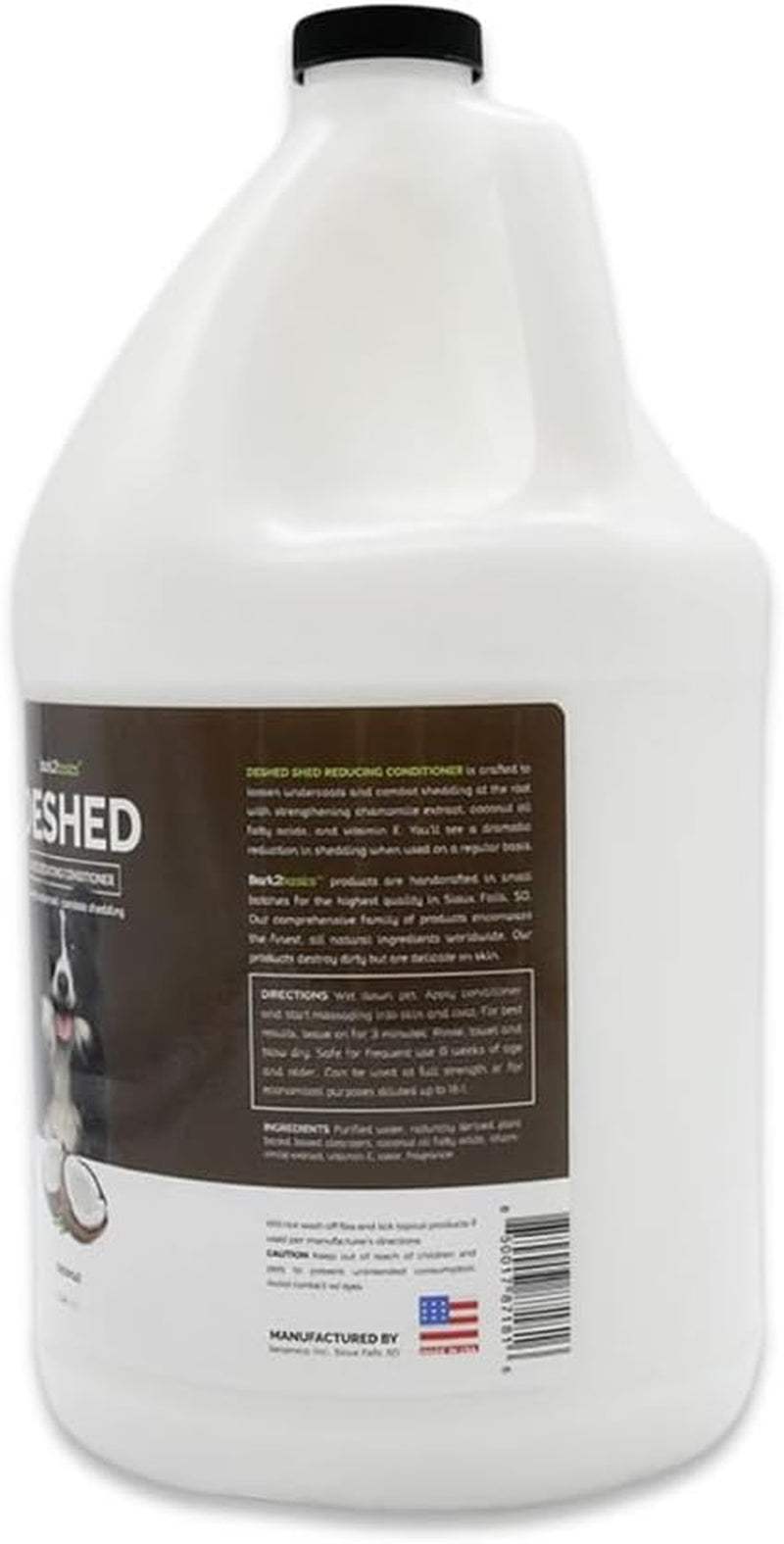 bark2basics-deshedding-dog-conditioner-for-shedding-control-1-gallon-16-1-concentrate-makes-16-gallons-loosens-undercoat-reduces-shedding-coconut-oil-pet-and-puppy-safe-moisturizing-detangler