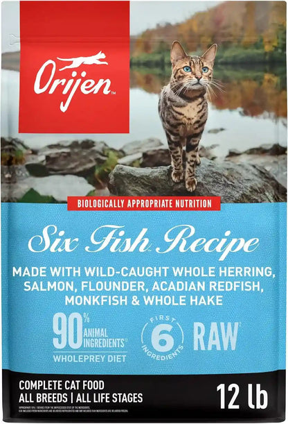 ORIJEN Grain Free WHOLEPREY Dry Cat Food Original Recipe 4Lb. Bag | 90% Animal Ingredients, Freeze Dried, Fresh or Raw Ingredients, High Protein, Heart Health, Free-Run Poultry16
