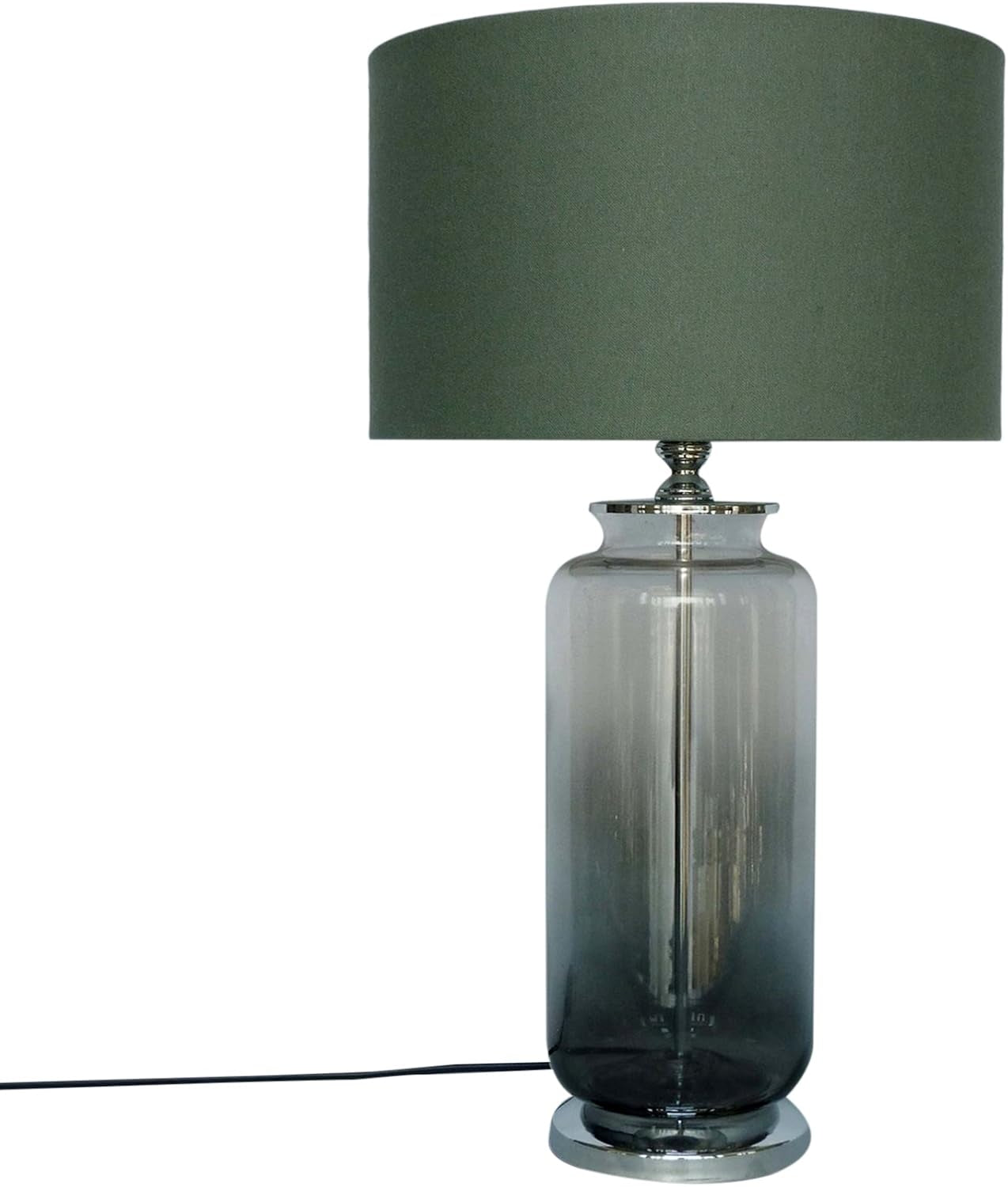 ls-341-two-tone-glass-lamp-w-shade-12in-faded-base-silver-gry