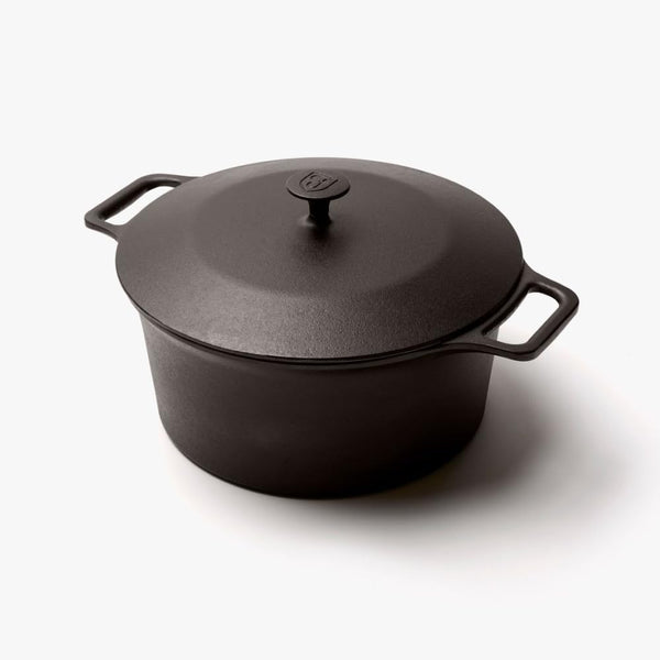 No. 10 Cast Iron Dutch Oven – 7 Quart, for Bread, Braises & Large-Batch Cooking, Pre-Seasoned, Made in USA1