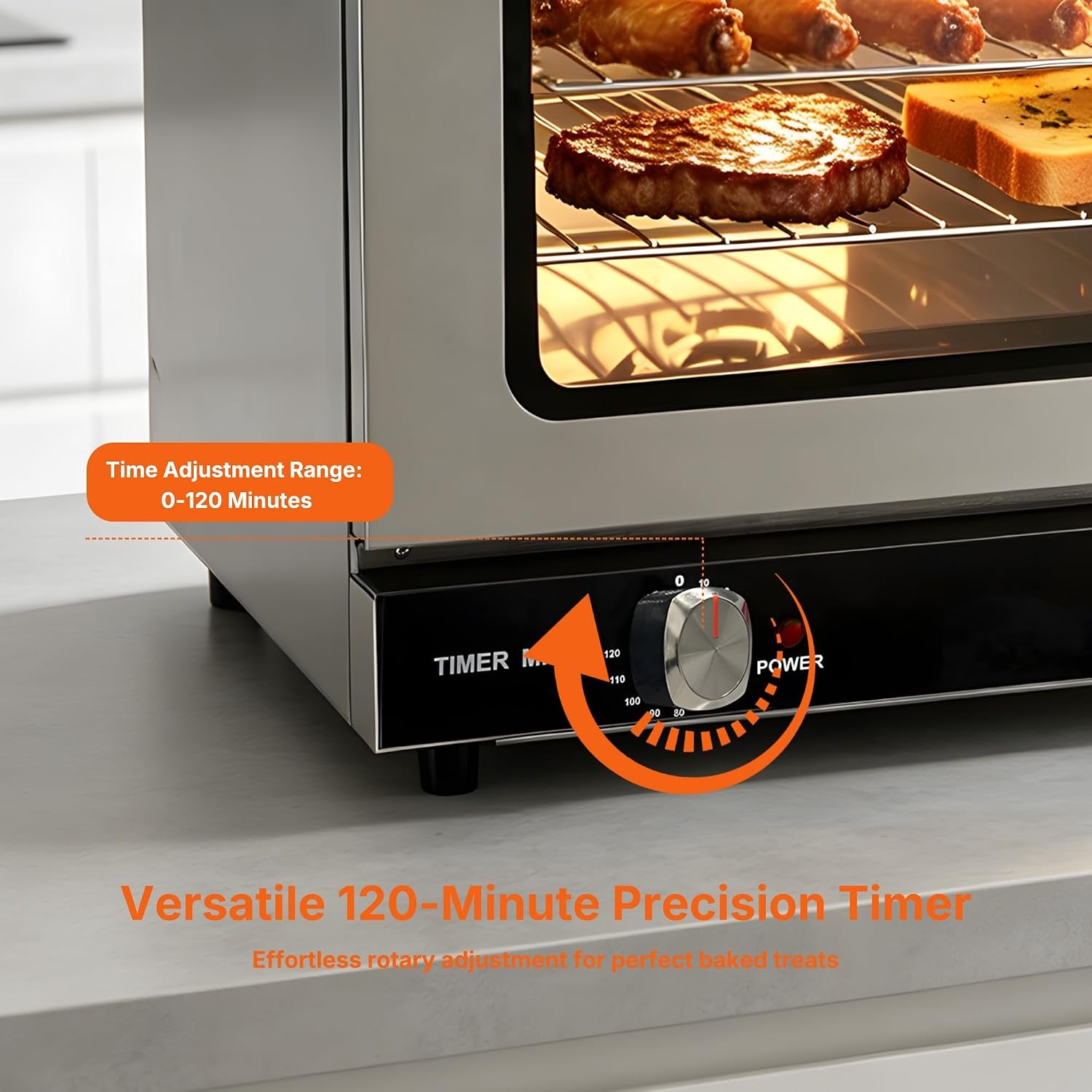 hakka-24qt-21l-commercial-convection-oven-1440w-stainless-steel-3-tier-conventional-electric-countertop-oven-double-insulated-cabinet-toaster-for-baking-120-minute-timer-150-f-500-f-wire-racks