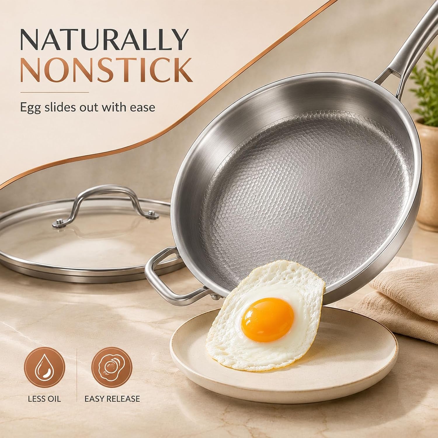 titanium-frying-pan-pure-with-lid-uncoated-hammered-deep-skillet-for-cooking-pfas-pfoa-ptfe-free-nonstick-cookware-scratch-resistant-for-induction-gas-oven-dishwasher-safe-9-44in